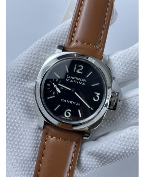 (준비완료/특급배송 )NO.2241/HW공장 파네라이 루미노르 마리나 PAM111 스틸 가죽스트랩