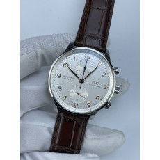 (준비완료/특급배송)NO.2531/ZF공장 V3 IWC IW3716 포루트기저 화이트다이얼 골드핸즈 가죽