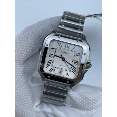 (준비완료/특급배송)NO.2818/ 3K공장 까르띠에 산토스 드 화이트다이얼 40MM 브슬 라지