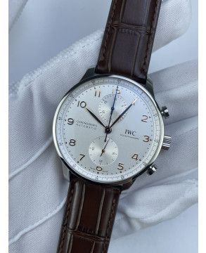 (준비완료/특급배송)NO.3018/ZF공장 V3 IWC IW3716 포루트기저 화이트다이얼 골드핸즈 가죽